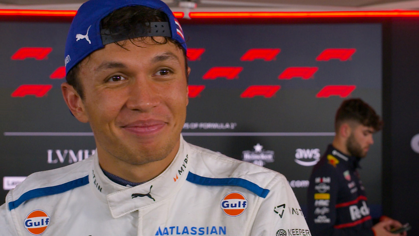 ‘I’m very happy’ – Albon beaming after making up 10 places to finish P5 at Zandvoort