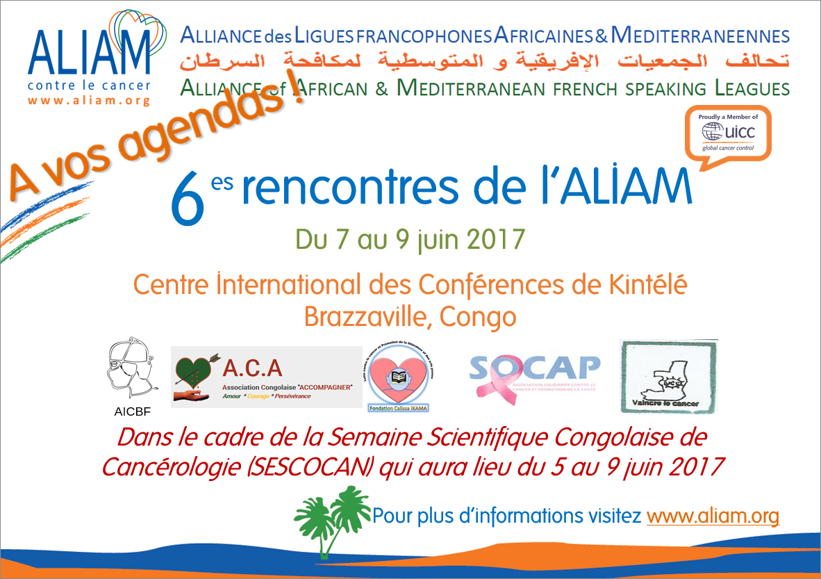 6es rencontres ALIAM Save the date FR 170419